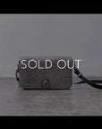 【CHRISTIAN PEAU】 2WAY LIZARD LEATHER SHOULDER WALLET POUCH_SILVER BLACK