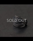 【Rusty Thought】 FLAT BRAIDED SILVER RING_RT01