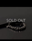 【GOTI】 SILVER STONE BALL＆LEATHER BRACELET_BR2207